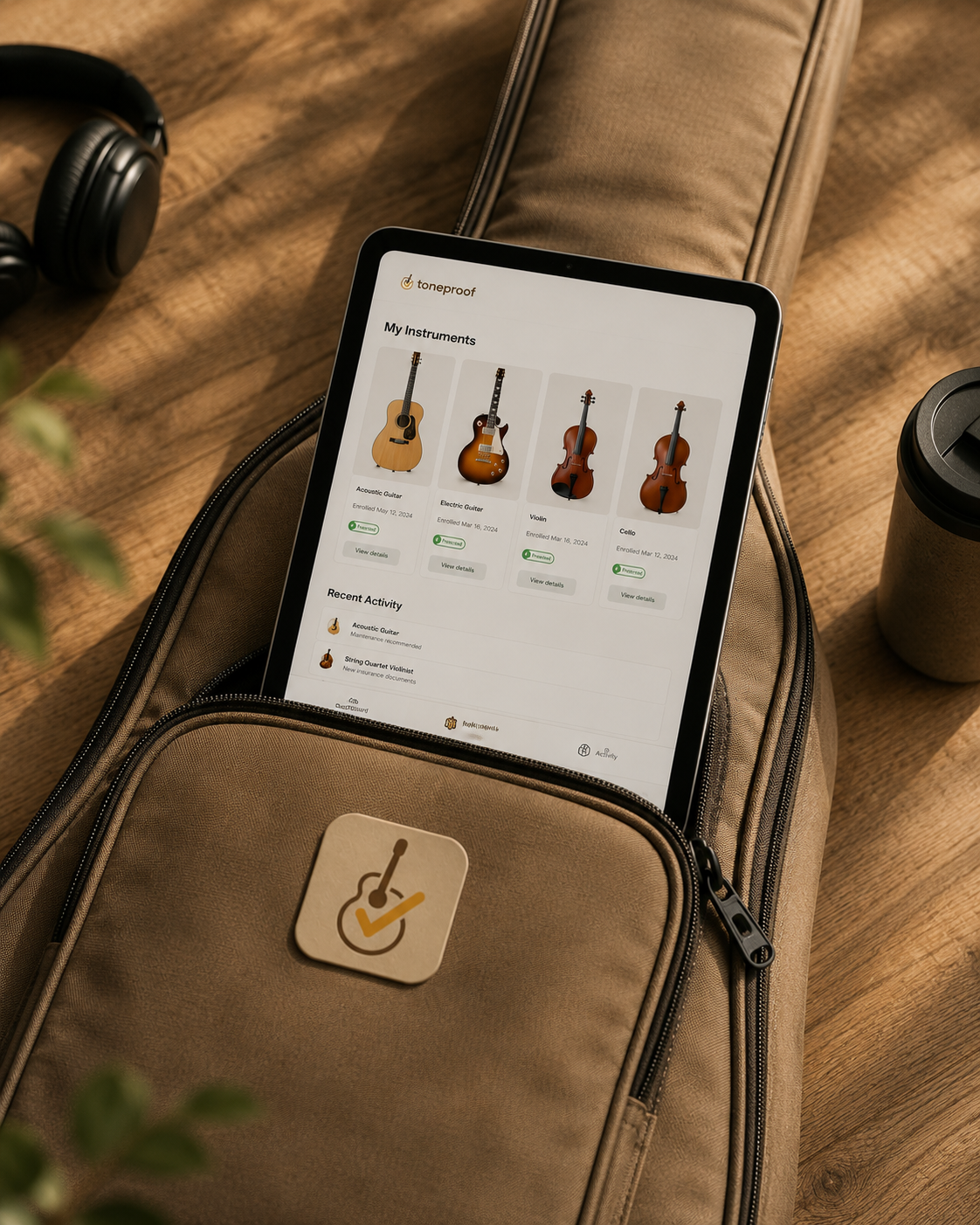 ToneProof Android app preview